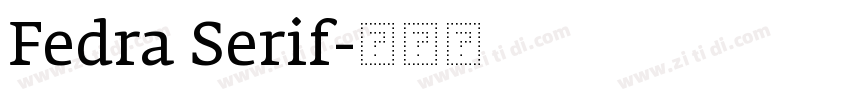 Fedra Serif字体转换